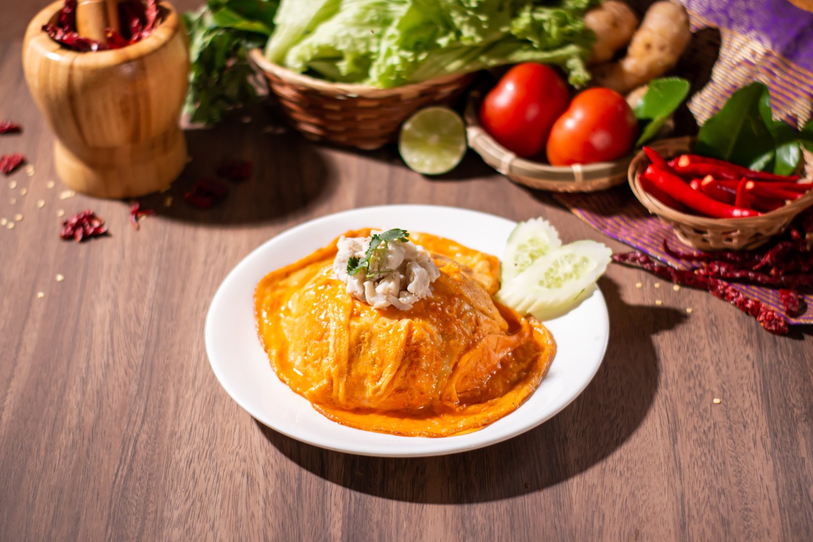 Thai Omelette 泰式烘蛋 — Hom Siam Thai, Singapore