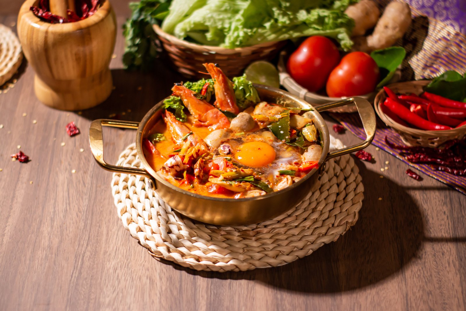 Creamy Tom Yum 浓汤冬阴功 — Hom Siam Thai, Singapore
